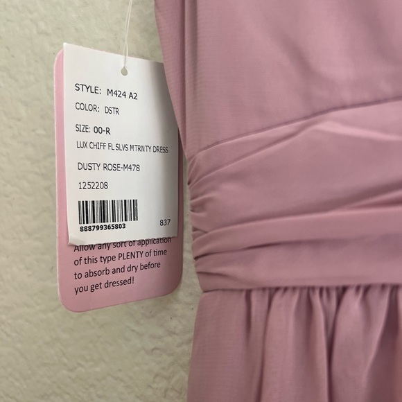 Nordstrom Dessy Collection Maternity Bridesmaid Dress Gown - Picture 6 of 11